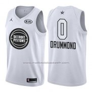 Maillot All Star 2018 Detroit Pistons Andre Drummond #0 Blanc