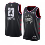 Maillot All Star 2019 Detroit Pistons Blake Griffin #23 Noir