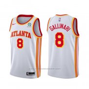 Maillot Atlanta Hawks Danilo Gallinari #8 Association 2020-21 Blanc