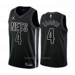 Maillot Brooklyn Nets Edmond Sumner #4 Statement 2022-23 Noir