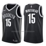 Maillot Brooklyn Nets Isaiah Whitehead #15 Icon 2017-18 Noir