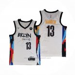 Maillot Brooklyn Nets James Harden #13 Ville 2020-21 Blanc