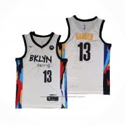 Maillot Brooklyn Nets James Harden #13 Ville 2020-21 Blanc