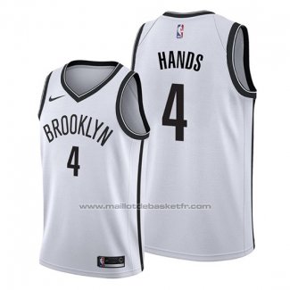 Maillot Brooklyn Nets Jaylen Hands #4 Association 2019-20 Blanc