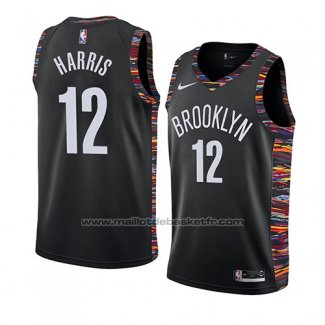 Maillot Brooklyn Nets Joe Harris #12 Ville 2019 Noir