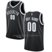 Maillot Brooklyn Nets Personnalise 17-18 Noir