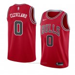 Maillot Chicago Bulls Antonius Cleveland #0 Icon 2018 Rouge