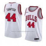 Maillot Chicago Bulls Brandon Sampson #44 Association 2018 Blanc