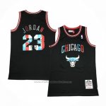 Maillot Chicago Bulls Michael Jordan #23 Mitchell & Ness 1997-98 Noir2