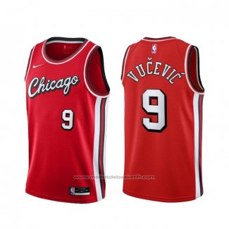 Maillot Chicago Bulls Nikola Vucevic #9 Ville 2021-22 Rouge