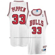 Maillot Chicago Bulls Scottie Pippen #33 Retro Blanc