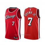 Maillot Chicago Bulls Troy Brown Jr. #7 Ville 2021-22 Rouge