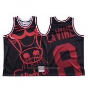 Maillot Chicago Bulls Zach Lavine #8 Mitchell & Ness Big Face Noir