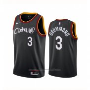 Maillot Cleveland Cavaliers Andre Drummond #3 Ville 2020-21 Noir