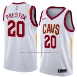 Maillot Cleveland Cavaliers Billy Preston #20 Association 2018 Blanc