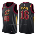 Maillot Cleveland Cavaliers Cedi Osman #16 Statement 2017-18 Noir