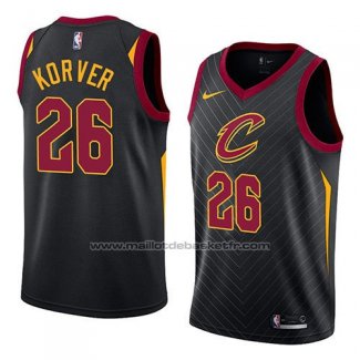 Maillot Cleveland Cavaliers Kyle Korver #26 Statement 2018 Noir