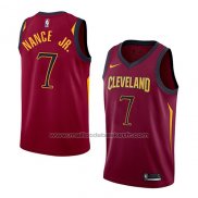 Maillot Cleveland Cavaliers Larry Nance Jr. #7 Icon 2018 Rouge