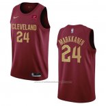 Maillot Cleveland Cavaliers Lauri Markkanen #24 Icon 2022-23 Rouge