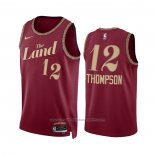 Maillot Cleveland Cavaliers Tristan Thompson #12 Ville 2023-24 Rouge
