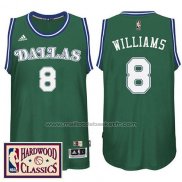 Maillot Dallas Mavericks Deron Williams #8 Retro Vert