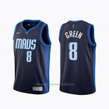 Maillot Dallas Mavericks Josh Green #8 Earned 2020-21 Bleu