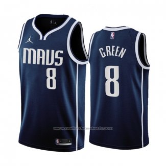 Maillot Dallas Mavericks Josh Green #8 Statement 2022-23 Bleu