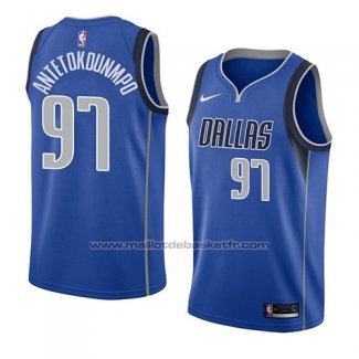 Maillot Dallas Mavericks Kostas Antetokounmpo #97 Icon 2018 Bleu