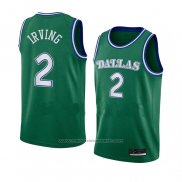 Maillot Dallas Mavericks Kyrie Irving #2 Hardwood Classics 2022-23 Vert