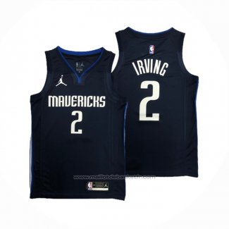 Maillot Dallas Mavericks Kyrie Irving #2 Statement 2019-20 Bleu