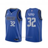 Maillot Dallas Mavericks Trey Burke #32 Icon 2020 Bleu