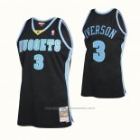 Maillot Denver Nuggets Allen Iverson #3 Mitchell & Ness 2006-07 Noir