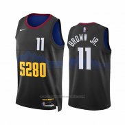 Maillot Denver Nuggets Braxton Key #11 Ville 2023-24 Noir