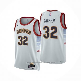 Maillot Denver Nuggets Jeff Green #32 Ville 2022-23 Blanc