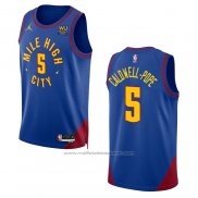 Maillot Denver Nuggets Kentavious Caldwell-pope #5 Statement 2022-23 Bleu