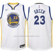 Maillot Enfant Golden State Warriors Draymond Green #23 2017-18 Blanc