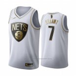 Maillot Golden Edition Brooklyn Nets Kevin Durant #7 Blanc