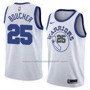 Maillot Golden State Warriors Chris Boucher #25 Hardwood Classic 2018 Blanc