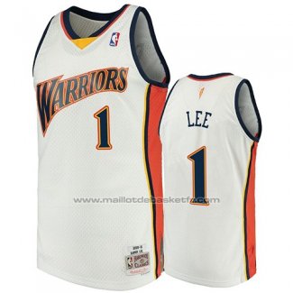 Maillot Golden State Warriors Damion Lee #1 2009-10 Hardwood Classics Blanc