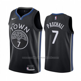 Maillot Golden State Warriors Eric Paschall #7 Ville Edition Noir