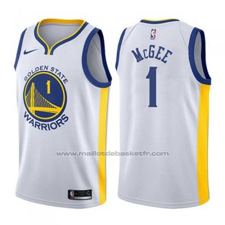 Maillot Golden State Warriors Javale McGee #1 Association 2017-18 Blanc