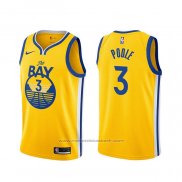 Maillot Golden State Warriors Jordan Poole #3 Statement Or