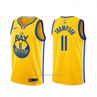 Maillot Golden State Warriors Klay Thompson #11 Statement 2019-20 Or