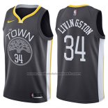 Maillot Golden State Warriors Shaun Livingston #34 The Town Statement 2017-18 Noir