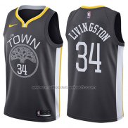 Maillot Golden State Warriors Shaun Livingston #34 The Town Statement 2017-18 Noir