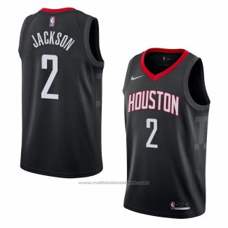 Maillot Houston Rockets Demetrius Jackson #2 Statement 2018 Noir