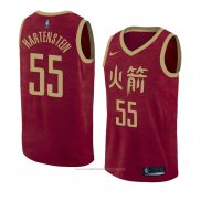 Maillot Houston Rockets Isaiah Hartenstein #55 Ville 2018-19 Rouge