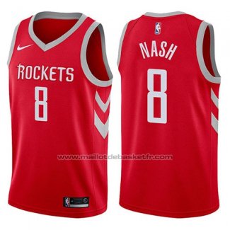 Maillot Houston Rockets Le'bryan Nash #8 2017-18 Rouge