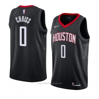 Maillot Houston Rockets Marquese Chriss #0 Statement 2018 Noir