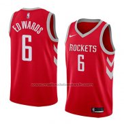 Maillot Houston Rockets Vincent Edwards #6 Icon 2017-18 Rouge